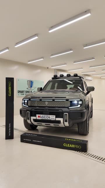 A Deepal SUV in the Smart Shield studio with ClearPro film fitted