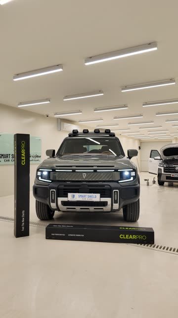 A Deepal SUV in the Smart Shield studio with ClearPro film fitted