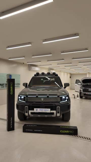 A Deepal SUV in the Smart Shield studio with ClearPro film fitted