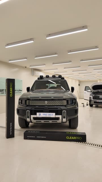 A Deepal SUV in the Smart Shield studio with ClearPro film fitted
